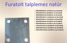 Furatolt talplemez natúr